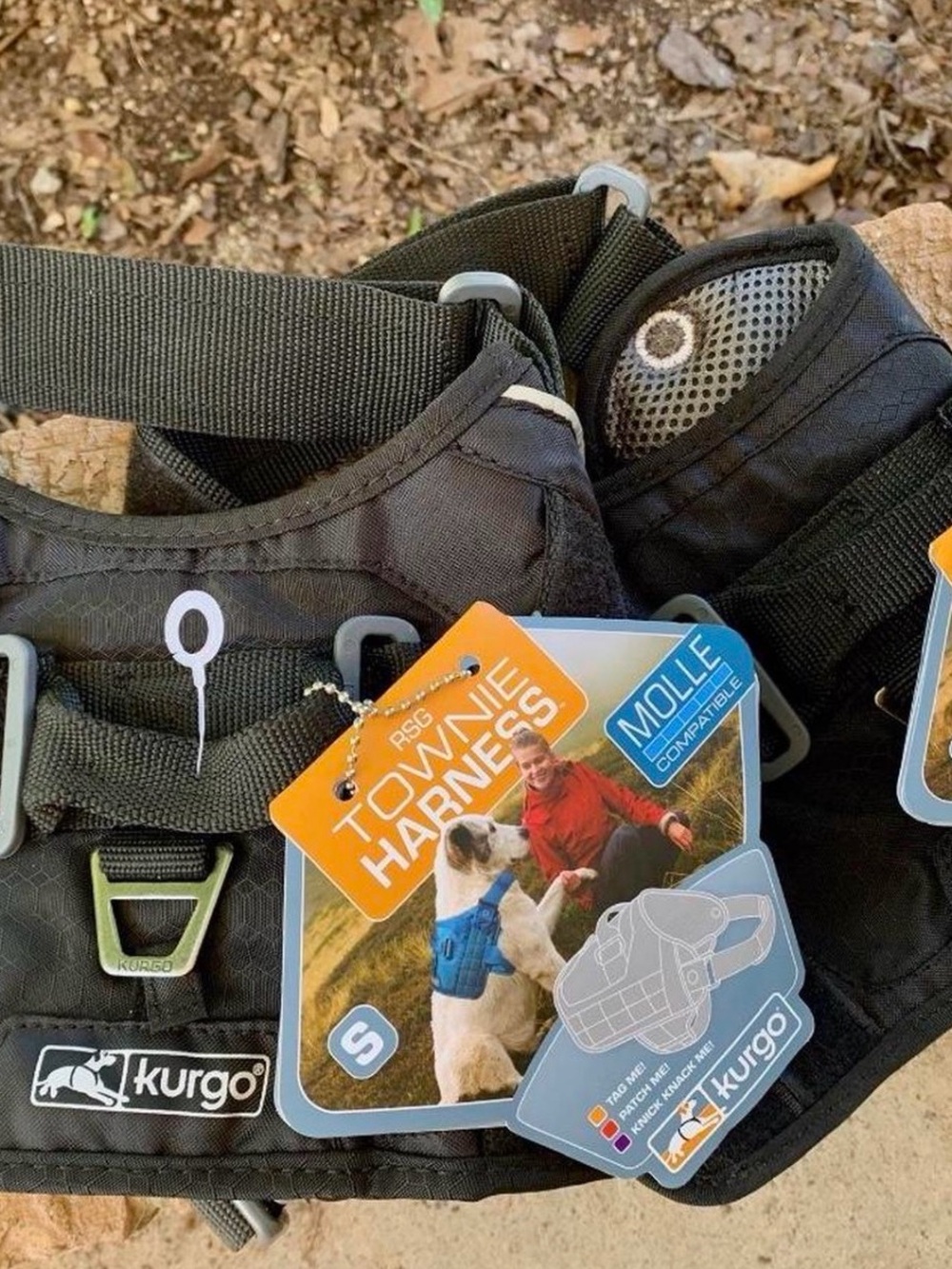 Kurgo Black Tactical Dog Harness Size Small